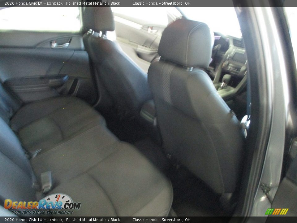 2020 Honda Civic LX Hatchback Polished Metal Metallic / Black Photo #18