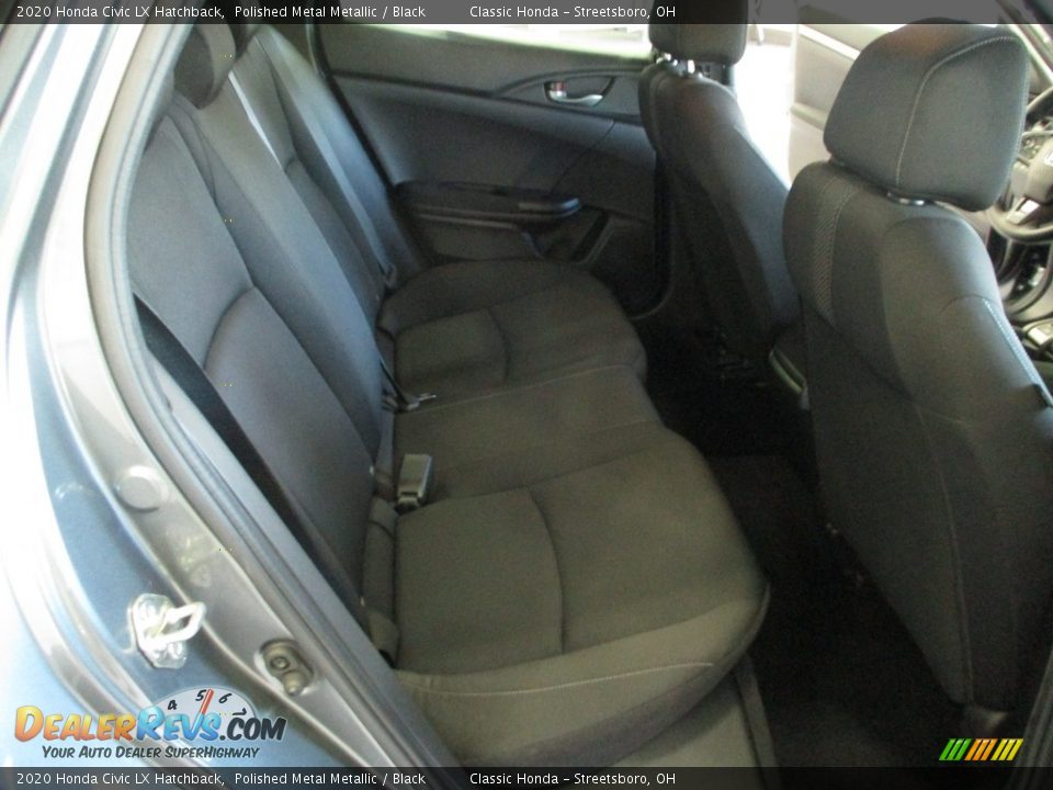 2020 Honda Civic LX Hatchback Polished Metal Metallic / Black Photo #19