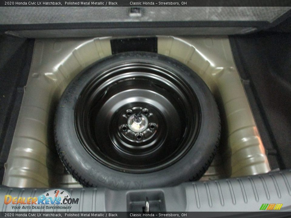 2020 Honda Civic LX Hatchback Polished Metal Metallic / Black Photo #21