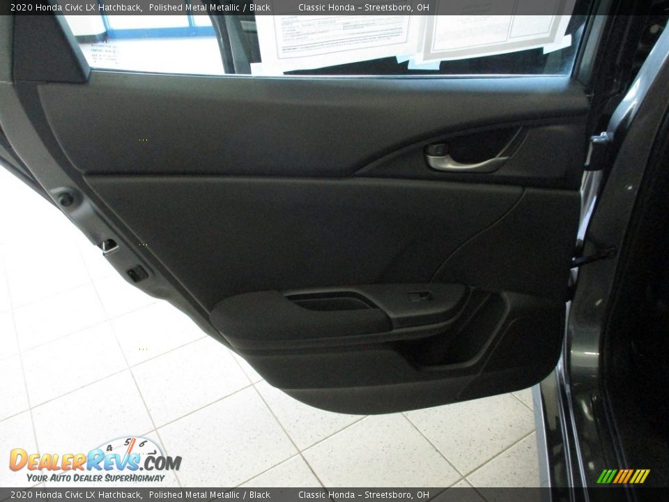 2020 Honda Civic LX Hatchback Polished Metal Metallic / Black Photo #22