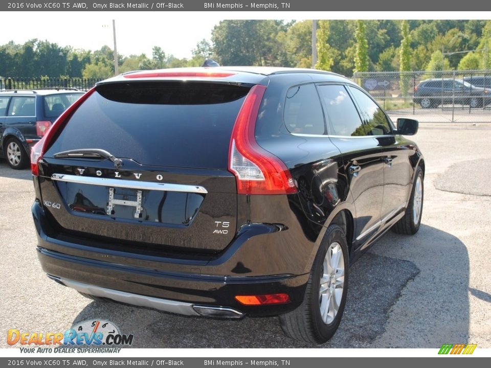 2016 Volvo XC60 T5 AWD Onyx Black Metallic / Off-Black Photo #5