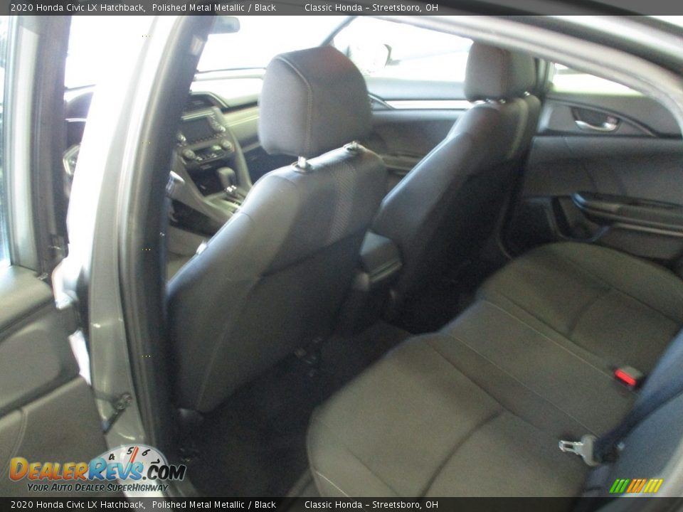 2020 Honda Civic LX Hatchback Polished Metal Metallic / Black Photo #23