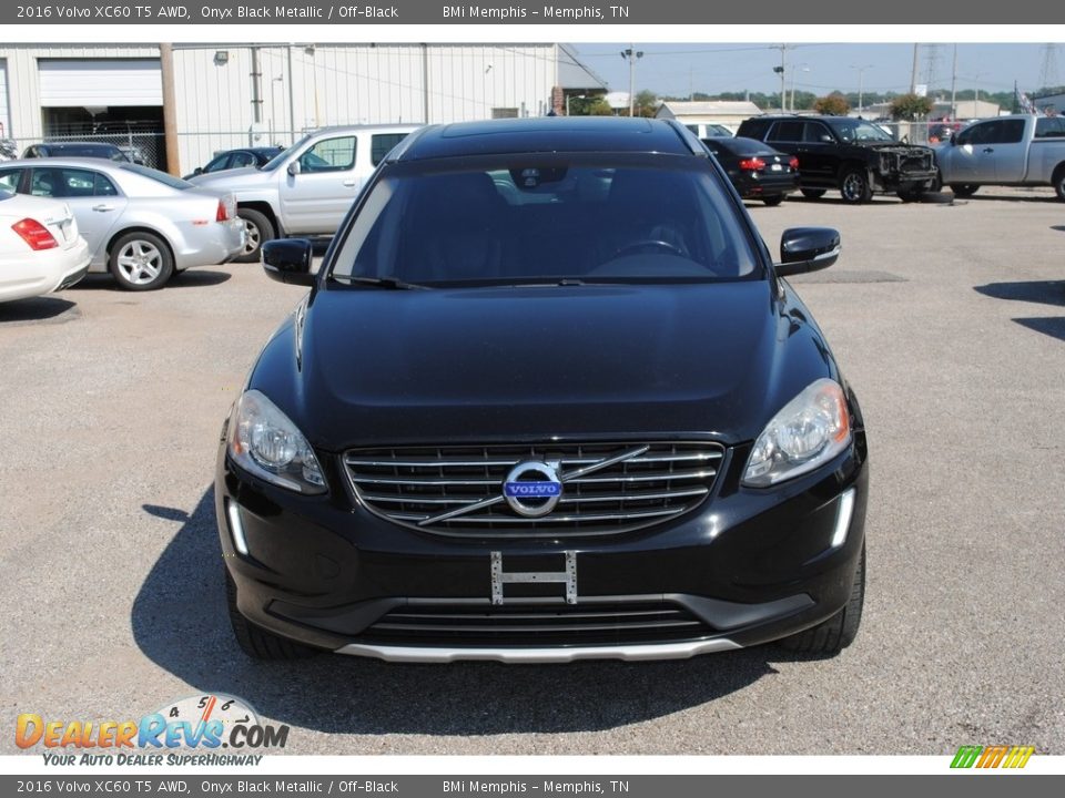 2016 Volvo XC60 T5 AWD Onyx Black Metallic / Off-Black Photo #8