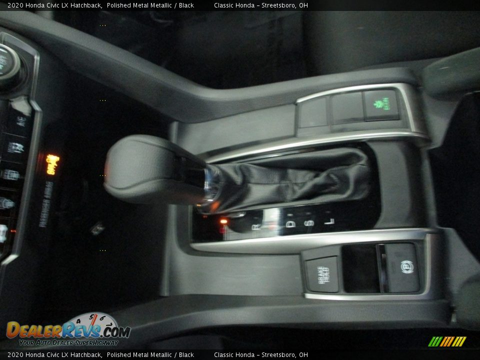 2020 Honda Civic LX Hatchback Polished Metal Metallic / Black Photo #33