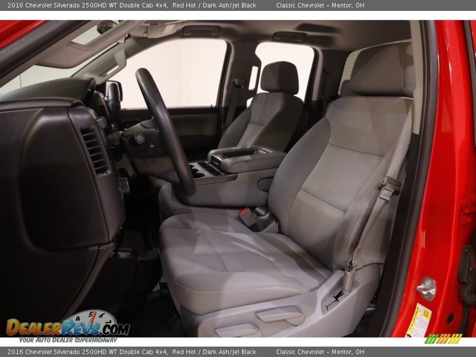2016 Chevrolet Silverado 2500HD WT Double Cab 4x4 Red Hot / Dark Ash/Jet Black Photo #5