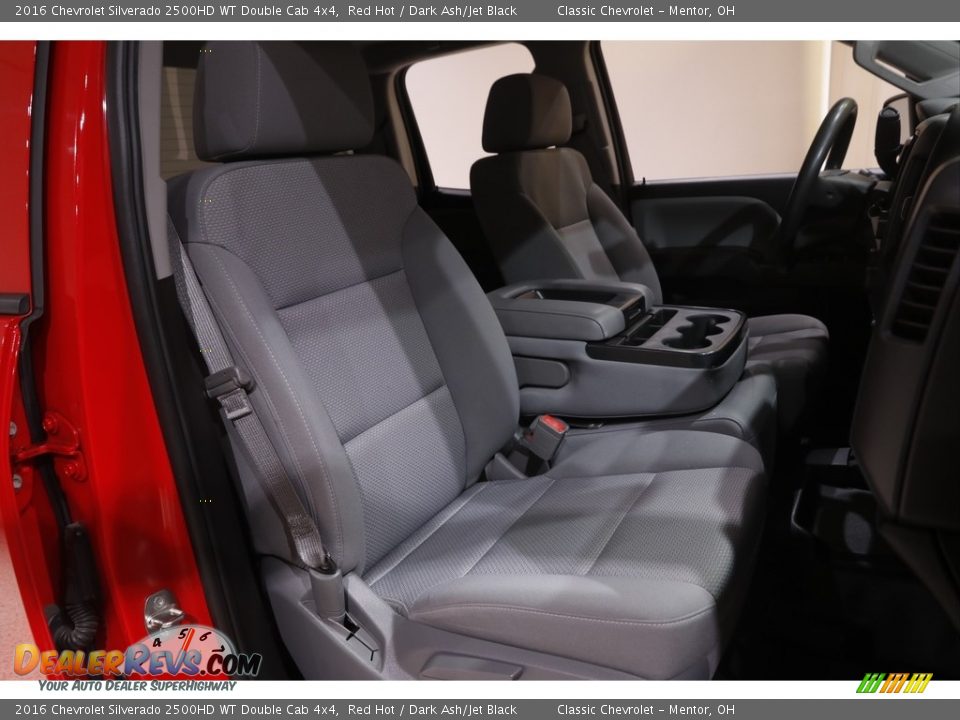 2016 Chevrolet Silverado 2500HD WT Double Cab 4x4 Red Hot / Dark Ash/Jet Black Photo #14