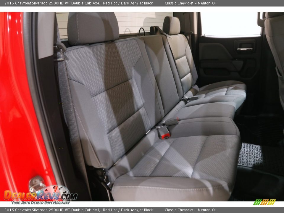 2016 Chevrolet Silverado 2500HD WT Double Cab 4x4 Red Hot / Dark Ash/Jet Black Photo #15