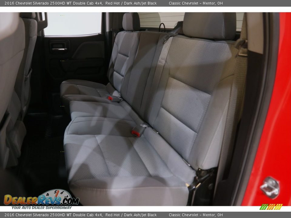 2016 Chevrolet Silverado 2500HD WT Double Cab 4x4 Red Hot / Dark Ash/Jet Black Photo #16