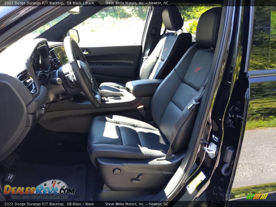 Front Seat of 2022 Dodge Durango R/T Blacktop Photo #10