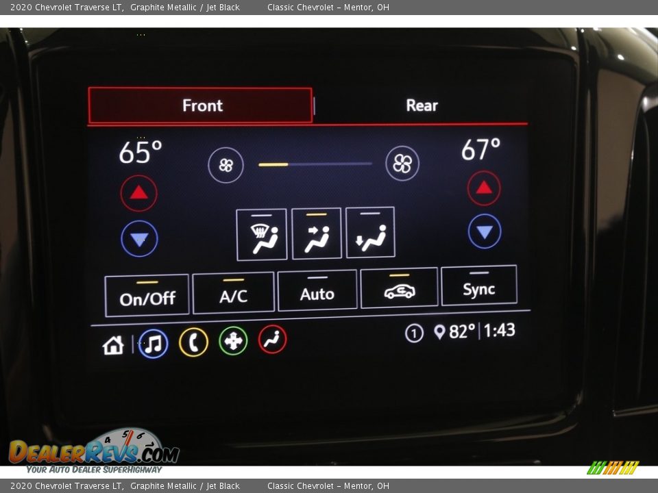 2020 Chevrolet Traverse LT Graphite Metallic / Jet Black Photo #12