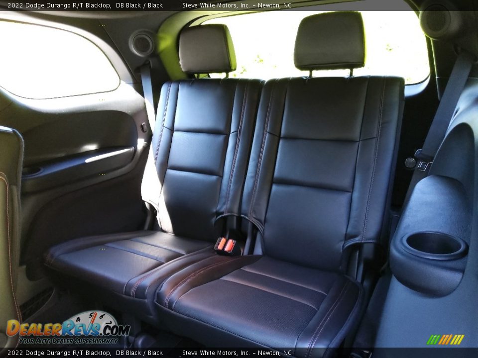 Rear Seat of 2022 Dodge Durango R/T Blacktop Photo #14
