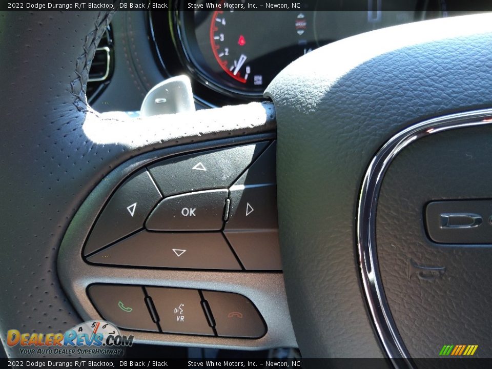 2022 Dodge Durango R/T Blacktop Steering Wheel Photo #21