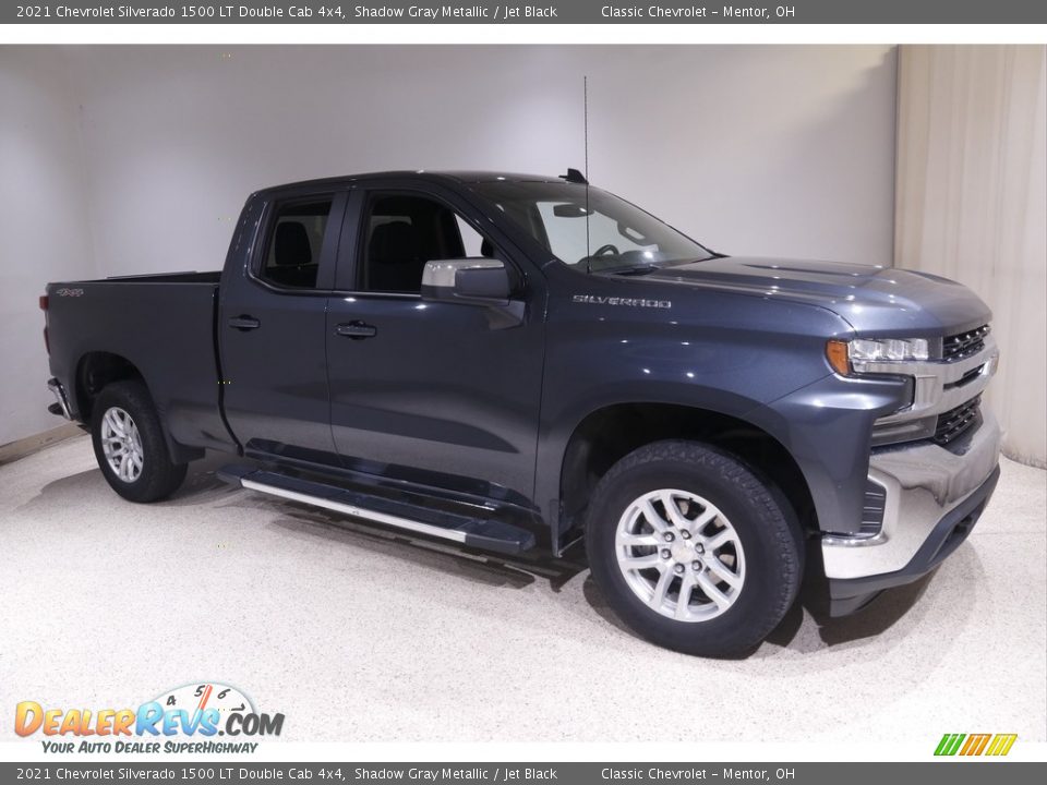 2021 Chevrolet Silverado 1500 LT Double Cab 4x4 Shadow Gray Metallic / Jet Black Photo #1