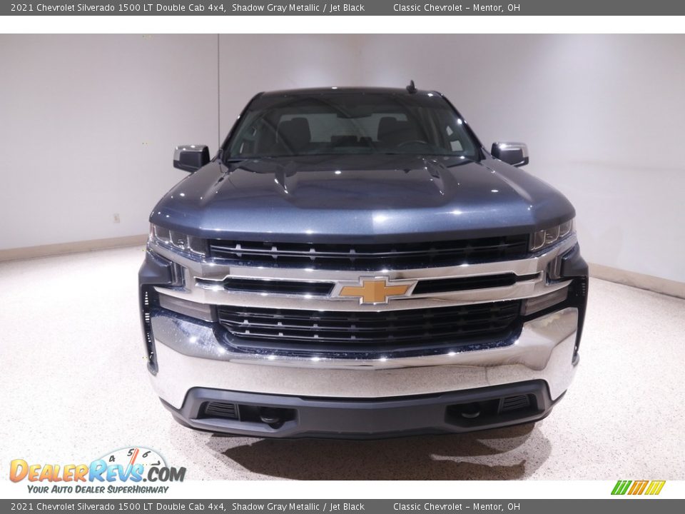 2021 Chevrolet Silverado 1500 LT Double Cab 4x4 Shadow Gray Metallic / Jet Black Photo #2