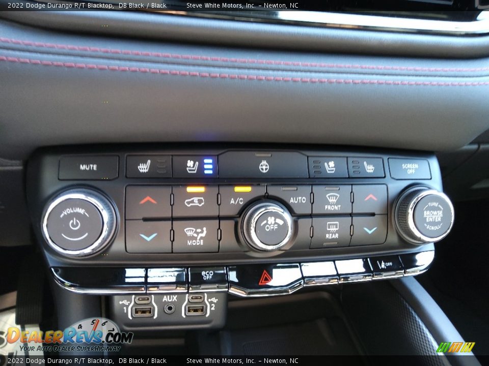 Controls of 2022 Dodge Durango R/T Blacktop Photo #28