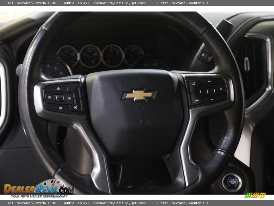 2021 Chevrolet Silverado 1500 LT Double Cab 4x4 Shadow Gray Metallic / Jet Black Photo #8