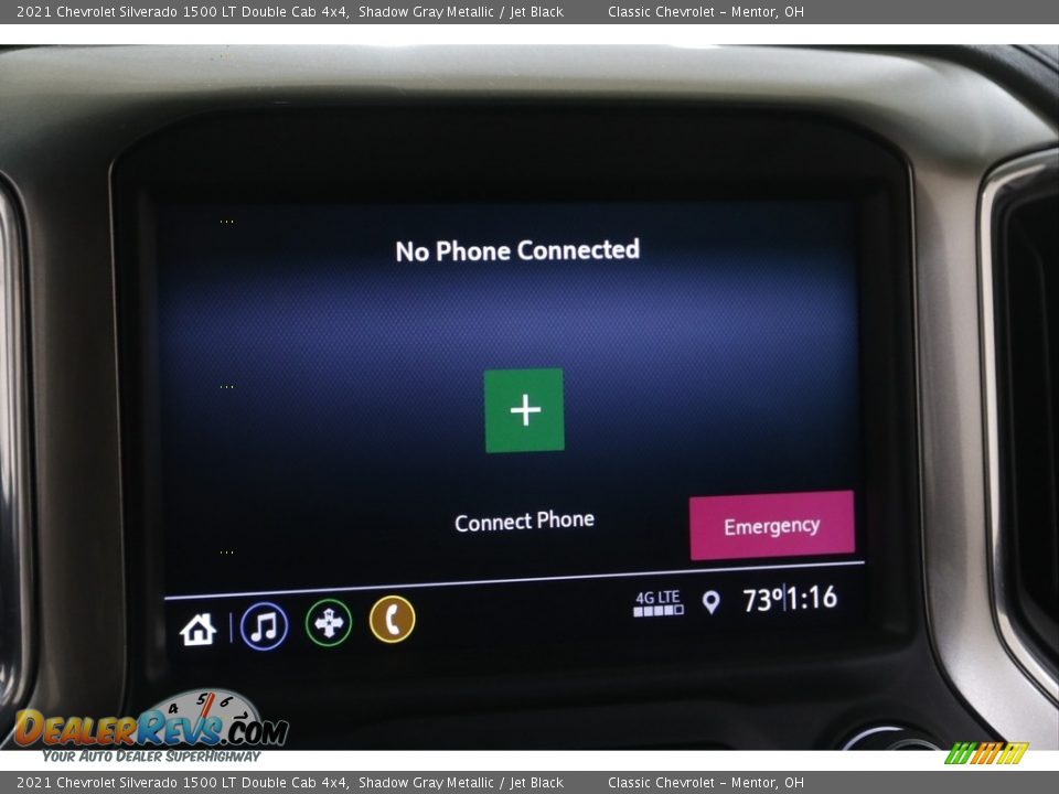 2021 Chevrolet Silverado 1500 LT Double Cab 4x4 Shadow Gray Metallic / Jet Black Photo #12