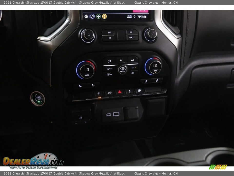 2021 Chevrolet Silverado 1500 LT Double Cab 4x4 Shadow Gray Metallic / Jet Black Photo #14
