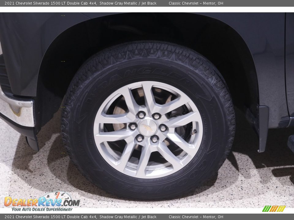 2021 Chevrolet Silverado 1500 LT Double Cab 4x4 Shadow Gray Metallic / Jet Black Photo #21