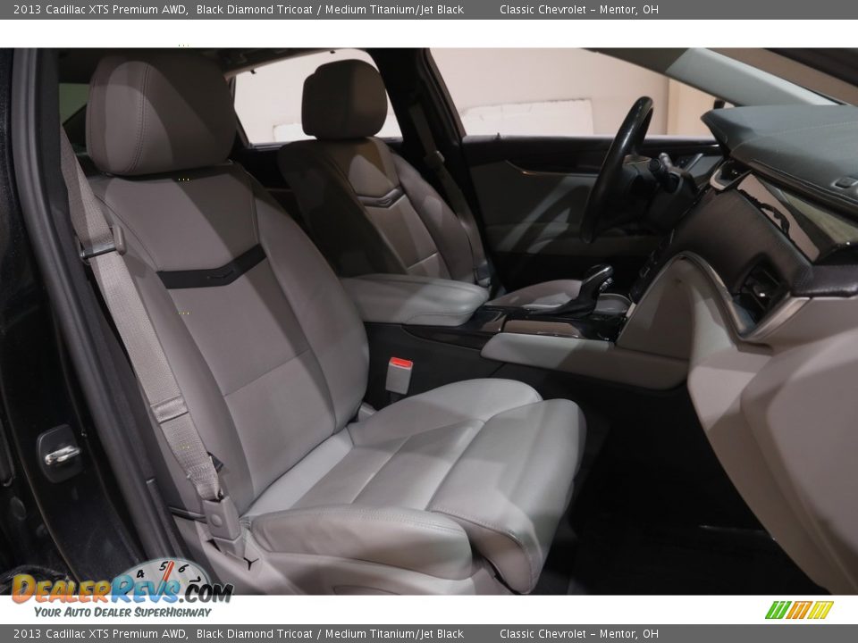 2013 Cadillac XTS Premium AWD Black Diamond Tricoat / Medium Titanium/Jet Black Photo #12