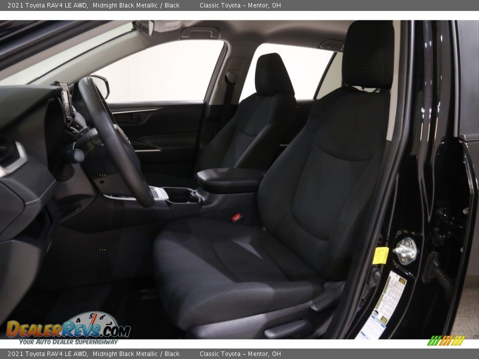 2021 Toyota RAV4 LE AWD Midnight Black Metallic / Black Photo #5