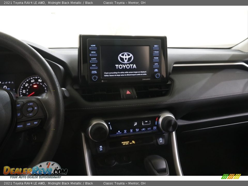 2021 Toyota RAV4 LE AWD Midnight Black Metallic / Black Photo #9