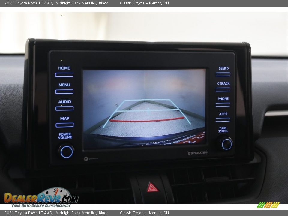 2021 Toyota RAV4 LE AWD Midnight Black Metallic / Black Photo #11