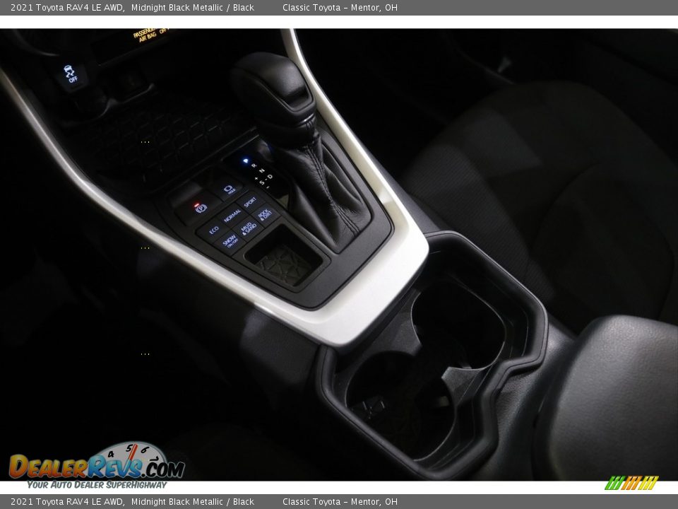 2021 Toyota RAV4 LE AWD Midnight Black Metallic / Black Photo #12