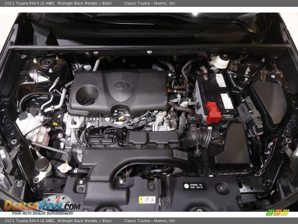 2021 Toyota RAV4 LE AWD Midnight Black Metallic / Black Photo #17