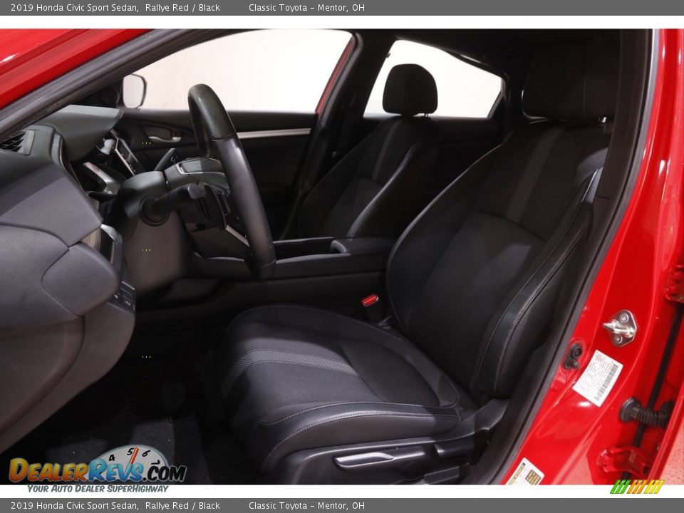 2019 Honda Civic Sport Sedan Rallye Red / Black Photo #5