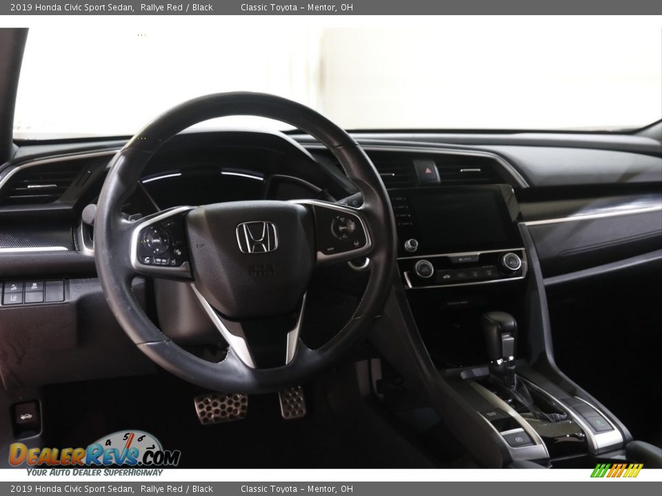 2019 Honda Civic Sport Sedan Rallye Red / Black Photo #6
