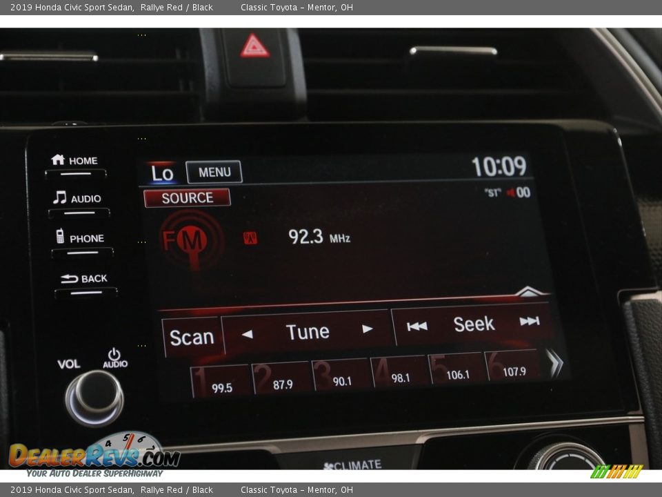 2019 Honda Civic Sport Sedan Rallye Red / Black Photo #10