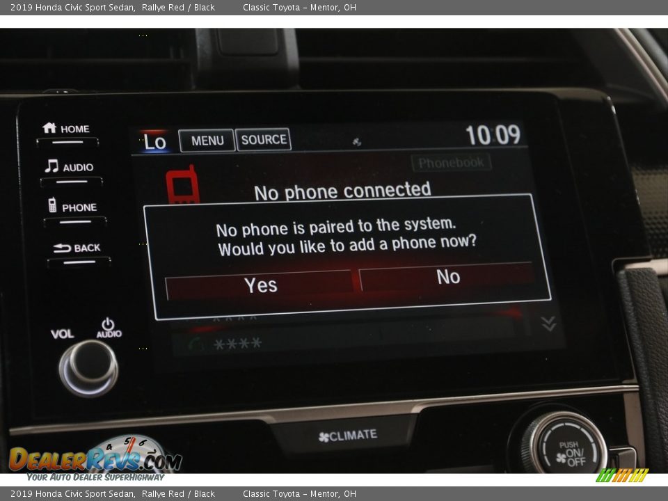 2019 Honda Civic Sport Sedan Rallye Red / Black Photo #11