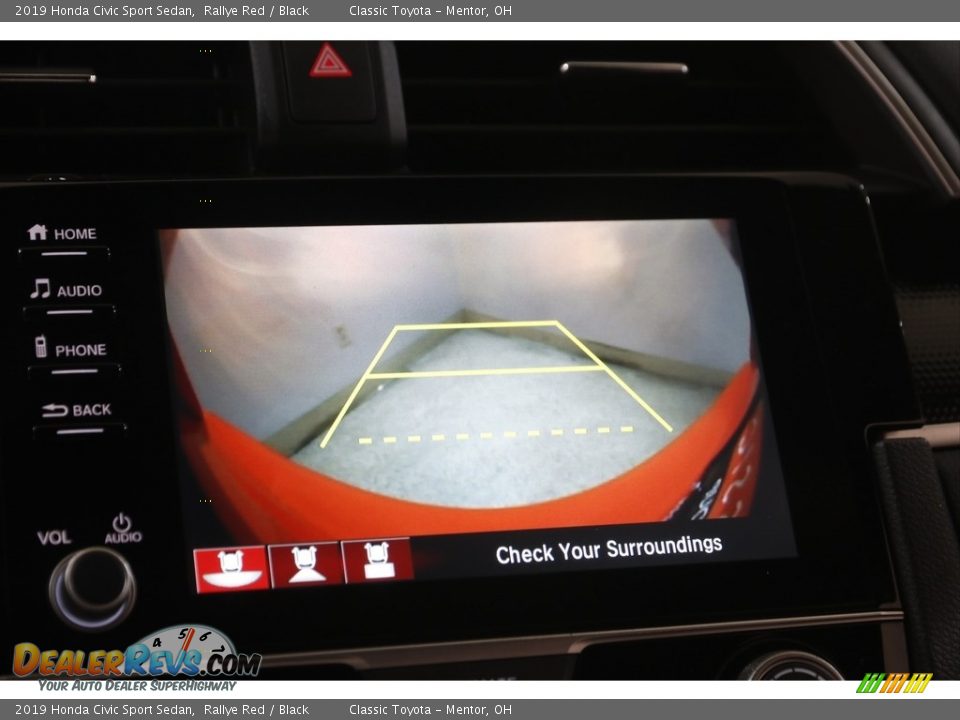 2019 Honda Civic Sport Sedan Rallye Red / Black Photo #12