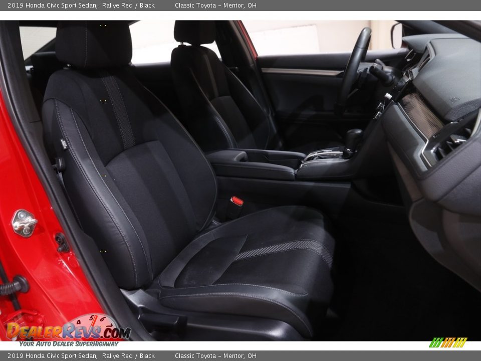 2019 Honda Civic Sport Sedan Rallye Red / Black Photo #15