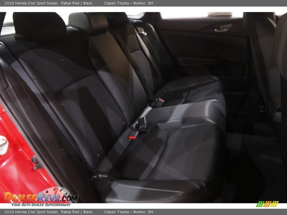 2019 Honda Civic Sport Sedan Rallye Red / Black Photo #16