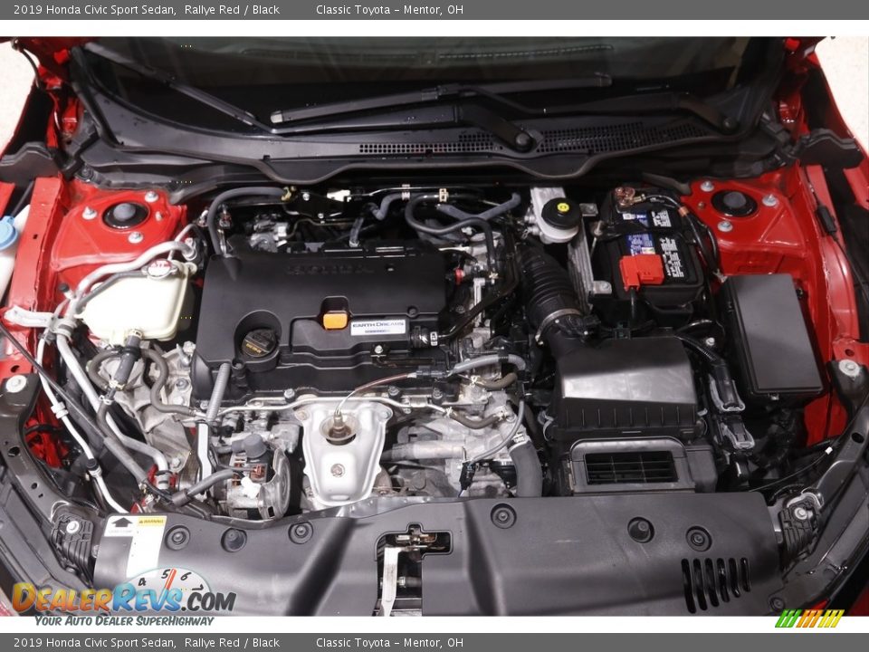 2019 Honda Civic Sport Sedan Rallye Red / Black Photo #19