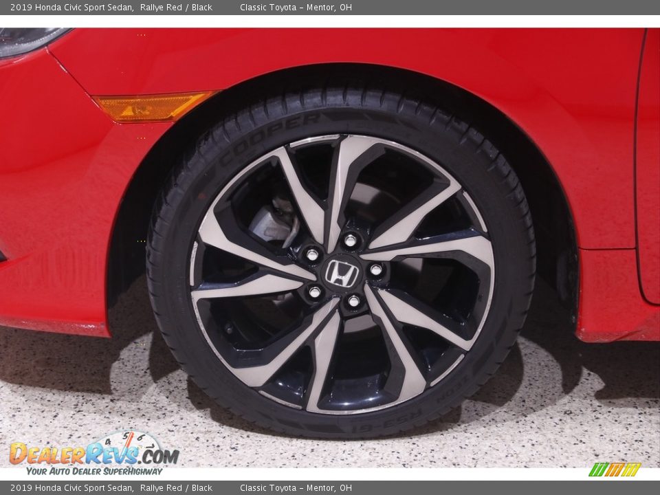2019 Honda Civic Sport Sedan Rallye Red / Black Photo #20