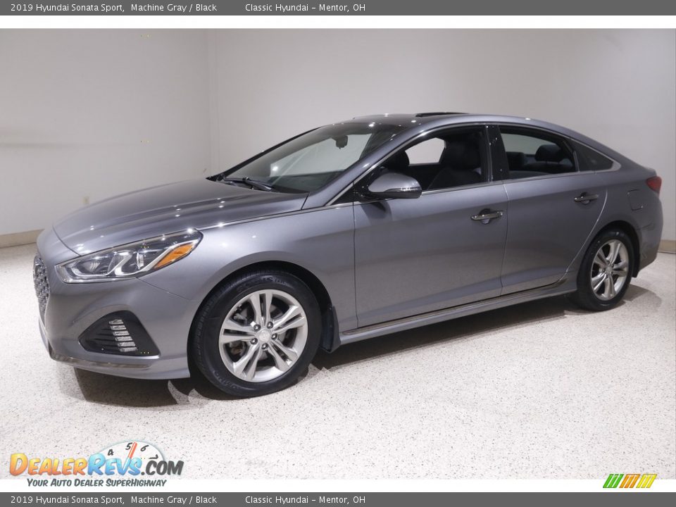 2019 Hyundai Sonata Sport Machine Gray / Black Photo #3