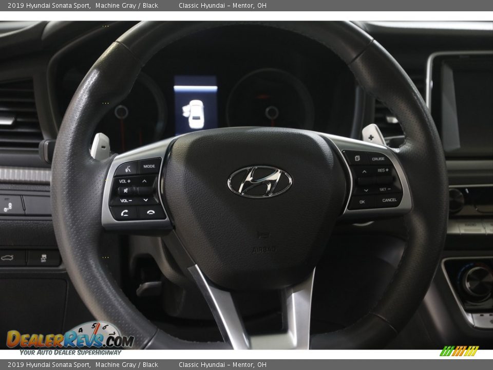 2019 Hyundai Sonata Sport Machine Gray / Black Photo #7