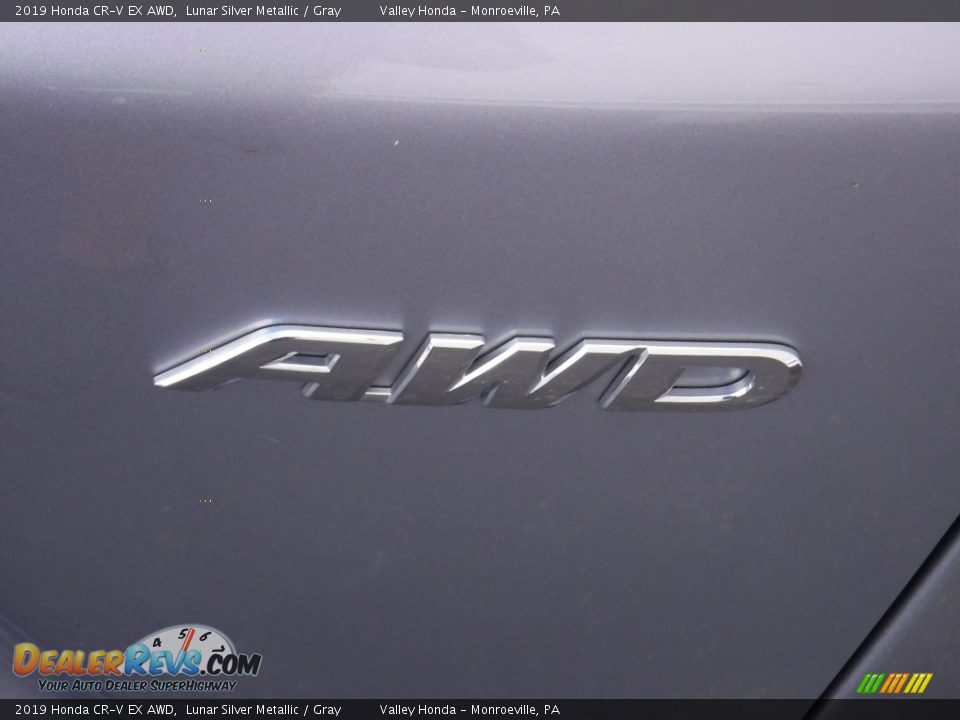 2019 Honda CR-V EX AWD Lunar Silver Metallic / Gray Photo #8