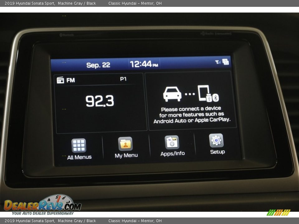 2019 Hyundai Sonata Sport Machine Gray / Black Photo #10