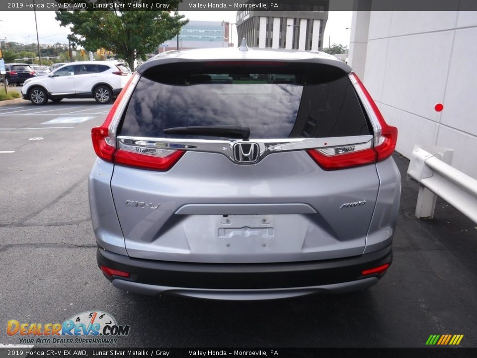 2019 Honda CR-V EX AWD Lunar Silver Metallic / Gray Photo #9