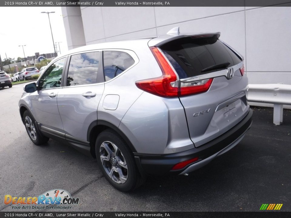 2019 Honda CR-V EX AWD Lunar Silver Metallic / Gray Photo #10