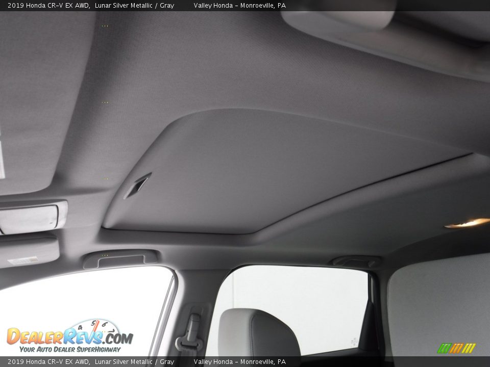 2019 Honda CR-V EX AWD Lunar Silver Metallic / Gray Photo #11