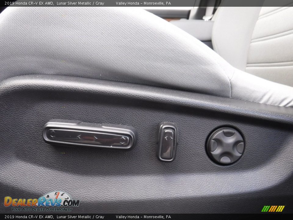 2019 Honda CR-V EX AWD Lunar Silver Metallic / Gray Photo #15
