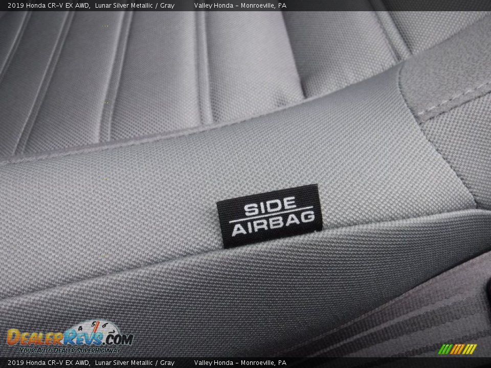 2019 Honda CR-V EX AWD Lunar Silver Metallic / Gray Photo #16