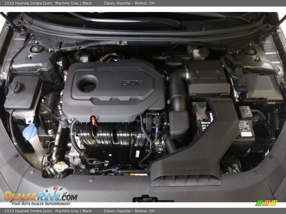2019 Hyundai Sonata Sport Machine Gray / Black Photo #18