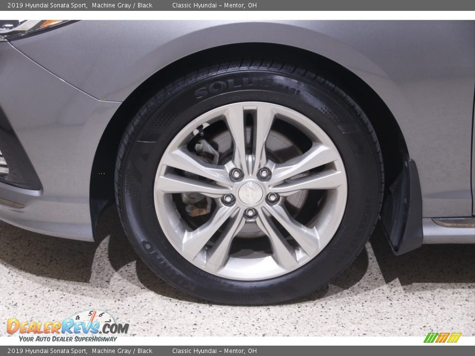 2019 Hyundai Sonata Sport Machine Gray / Black Photo #19