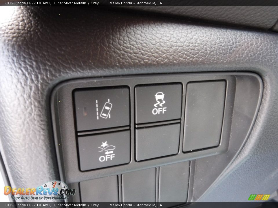 2019 Honda CR-V EX AWD Lunar Silver Metallic / Gray Photo #17